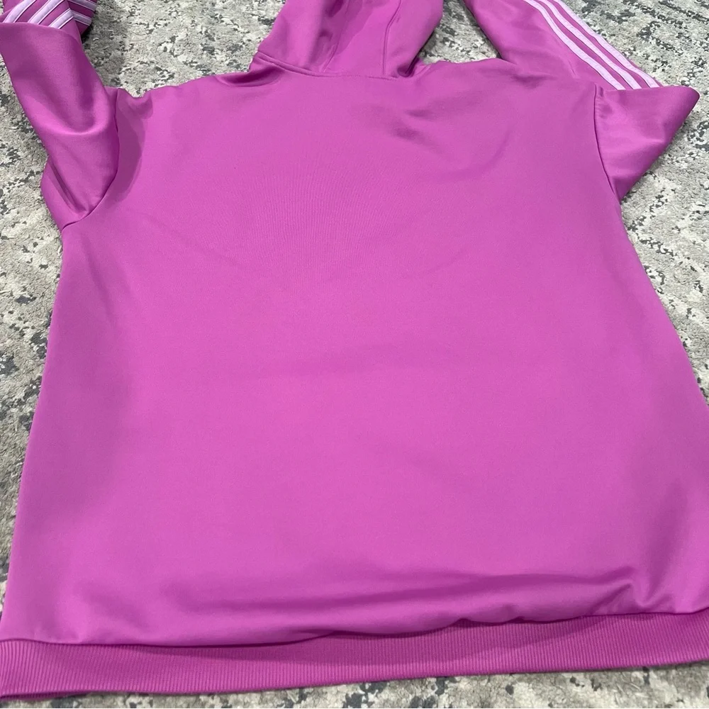 adidas Women’s Gear Up Hoodie Lilac Purple Soft Loose Fit XL - Picture 7 of 11